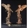 Beautiful Bronze Or Brass Angel Statue